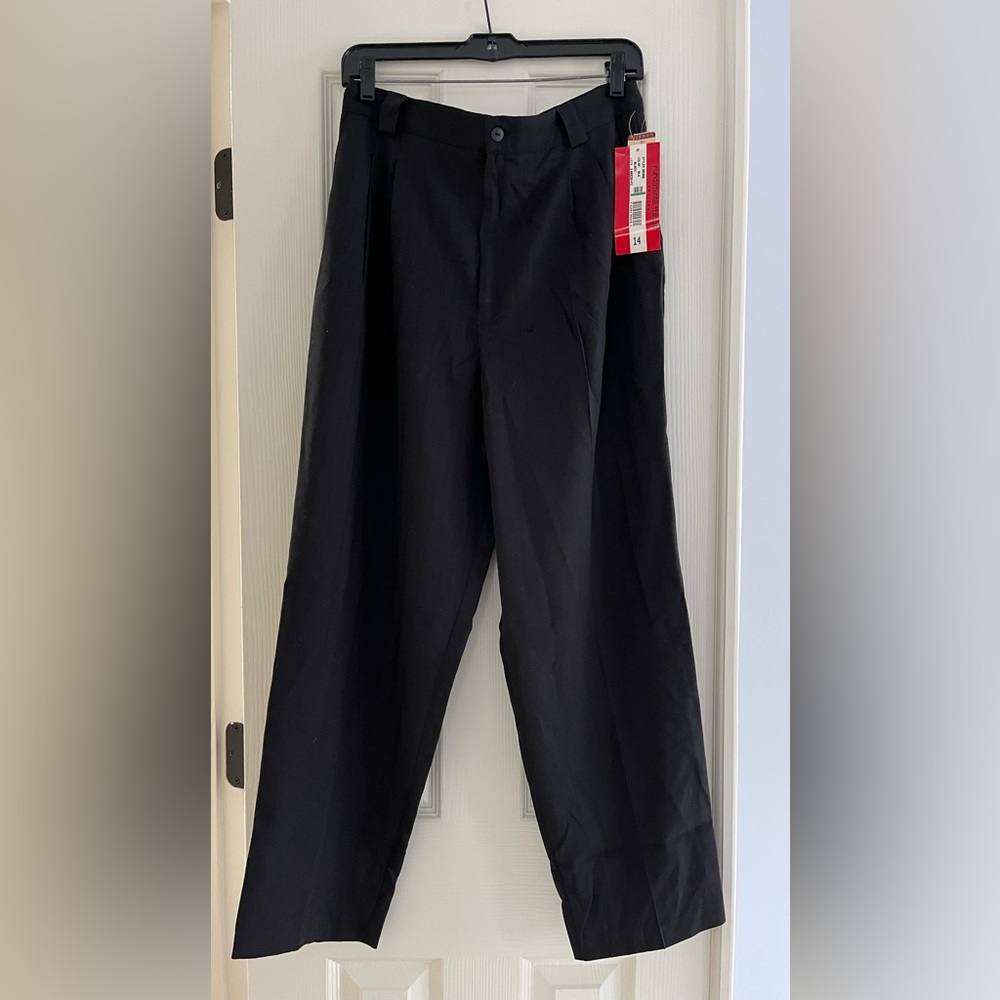 Vintage Black Women's pleated Trousers